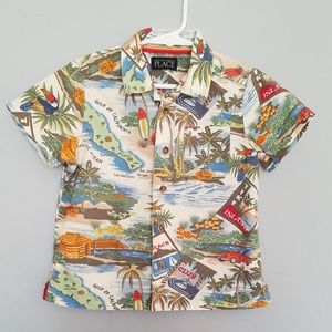 Children's Place tropical shirt